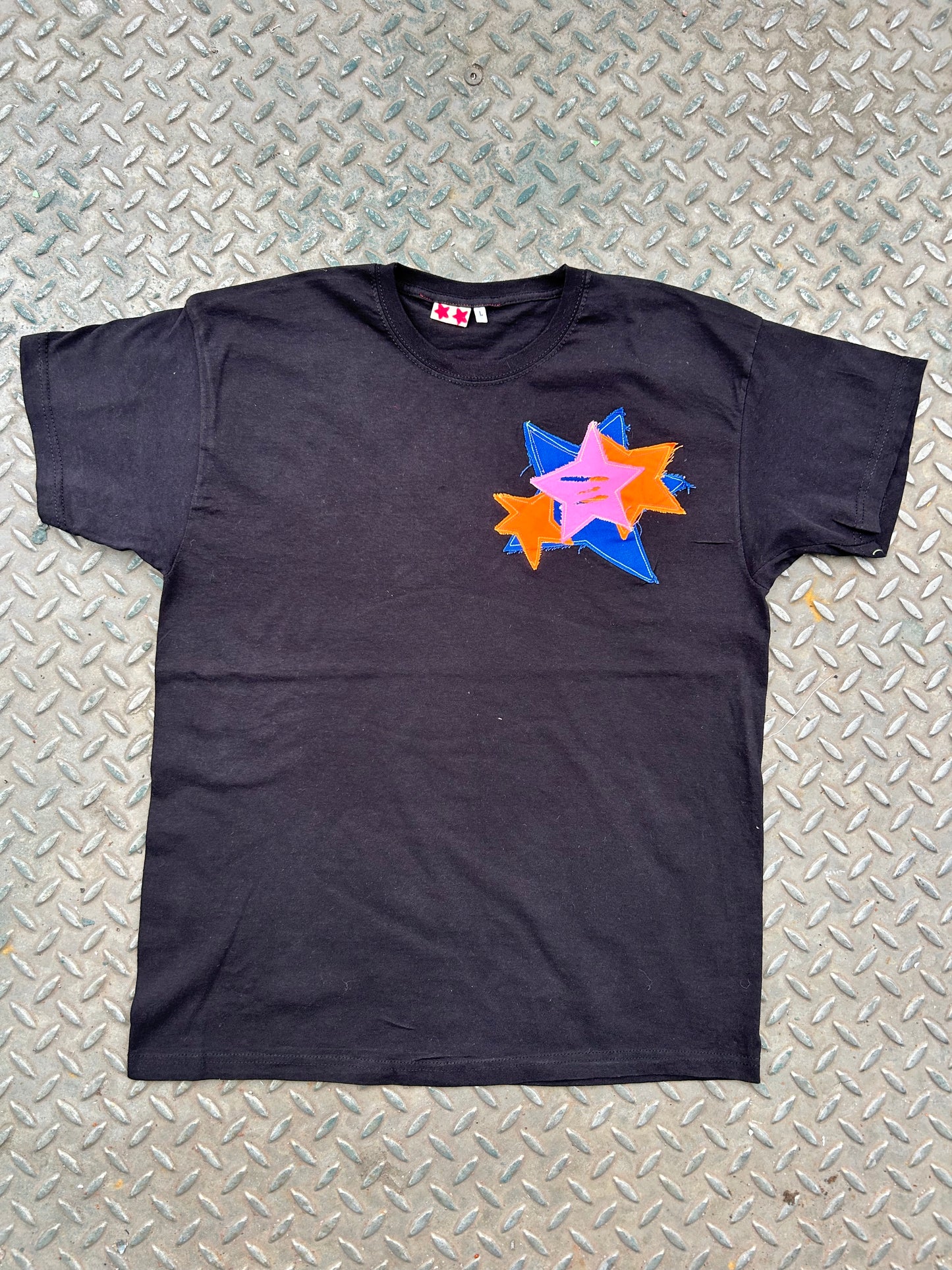 Recycled Patchwork Star Tee