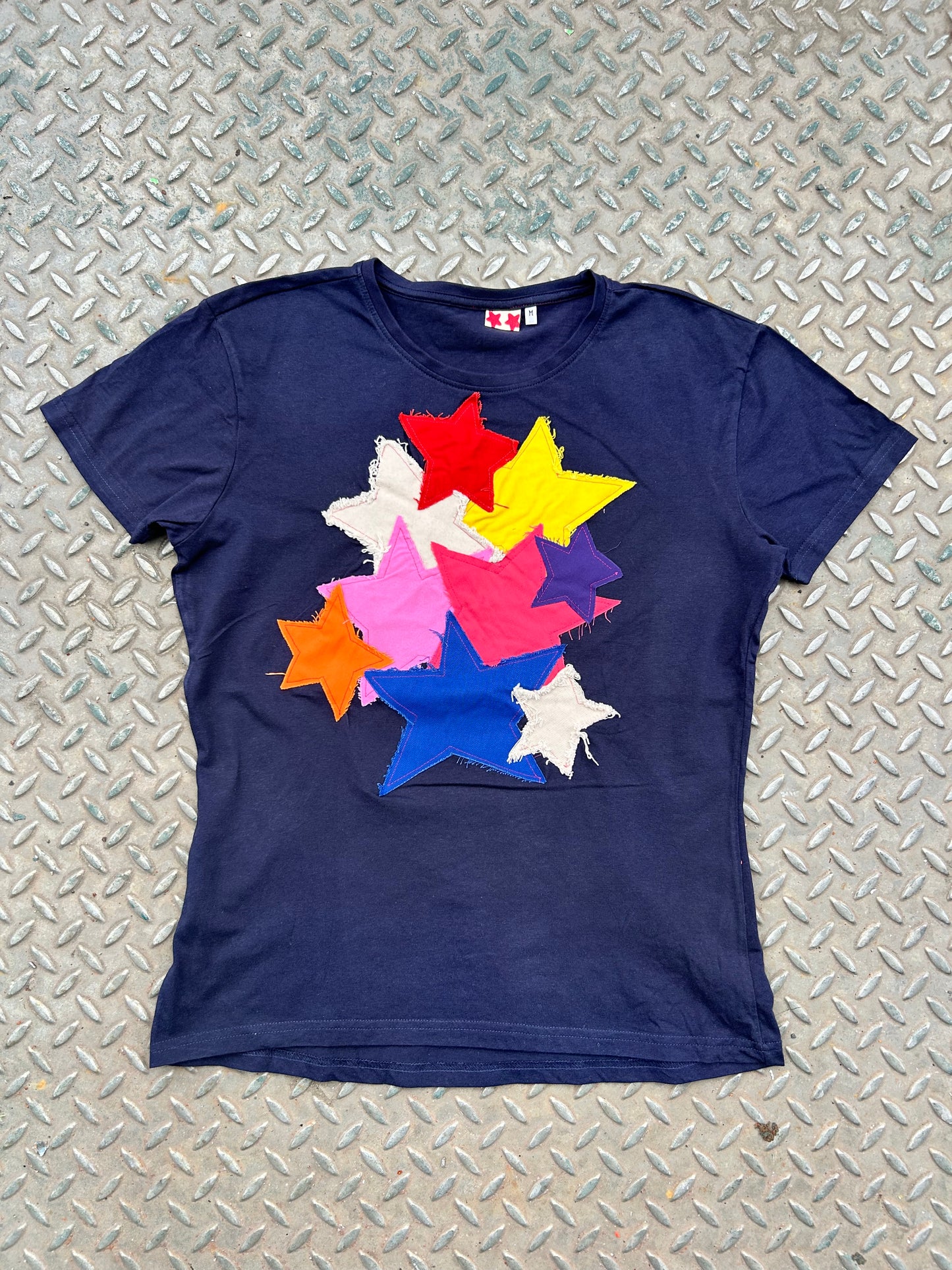 Recycled Patchwork Star Tee