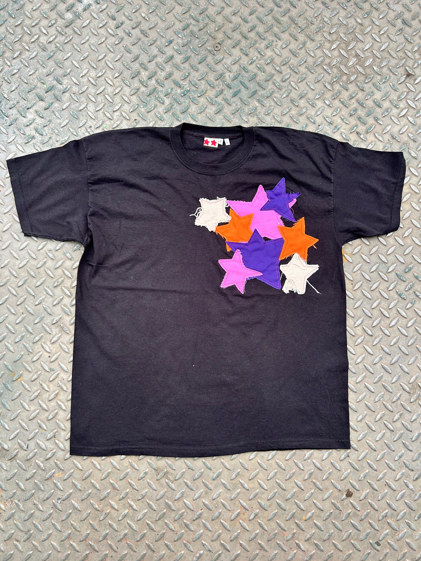 Recycled Patchwork Star Tee