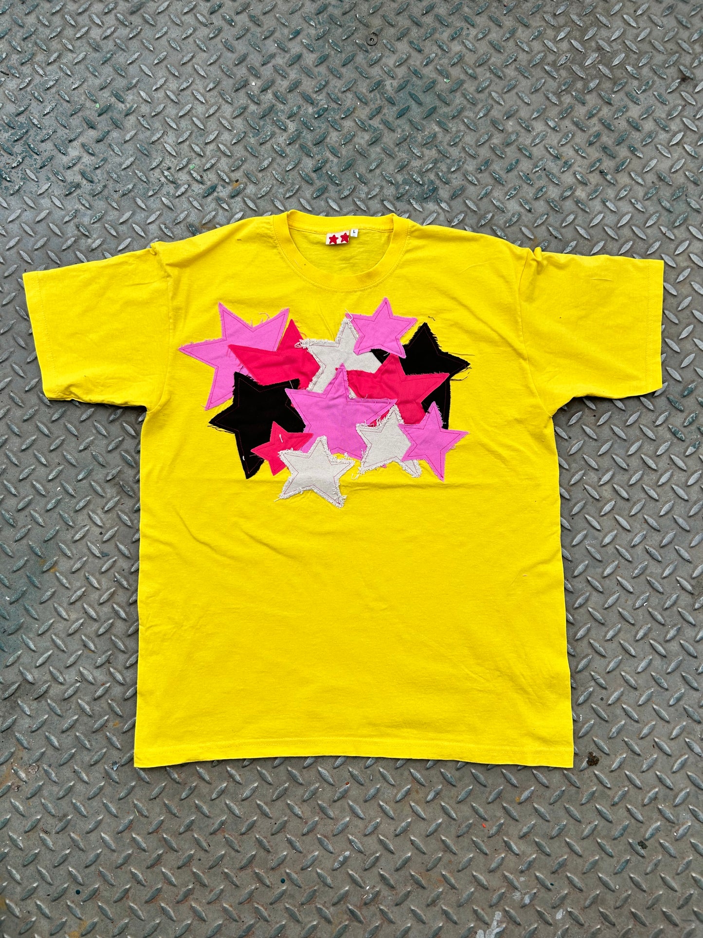 Recycled Patchwork Star Tee