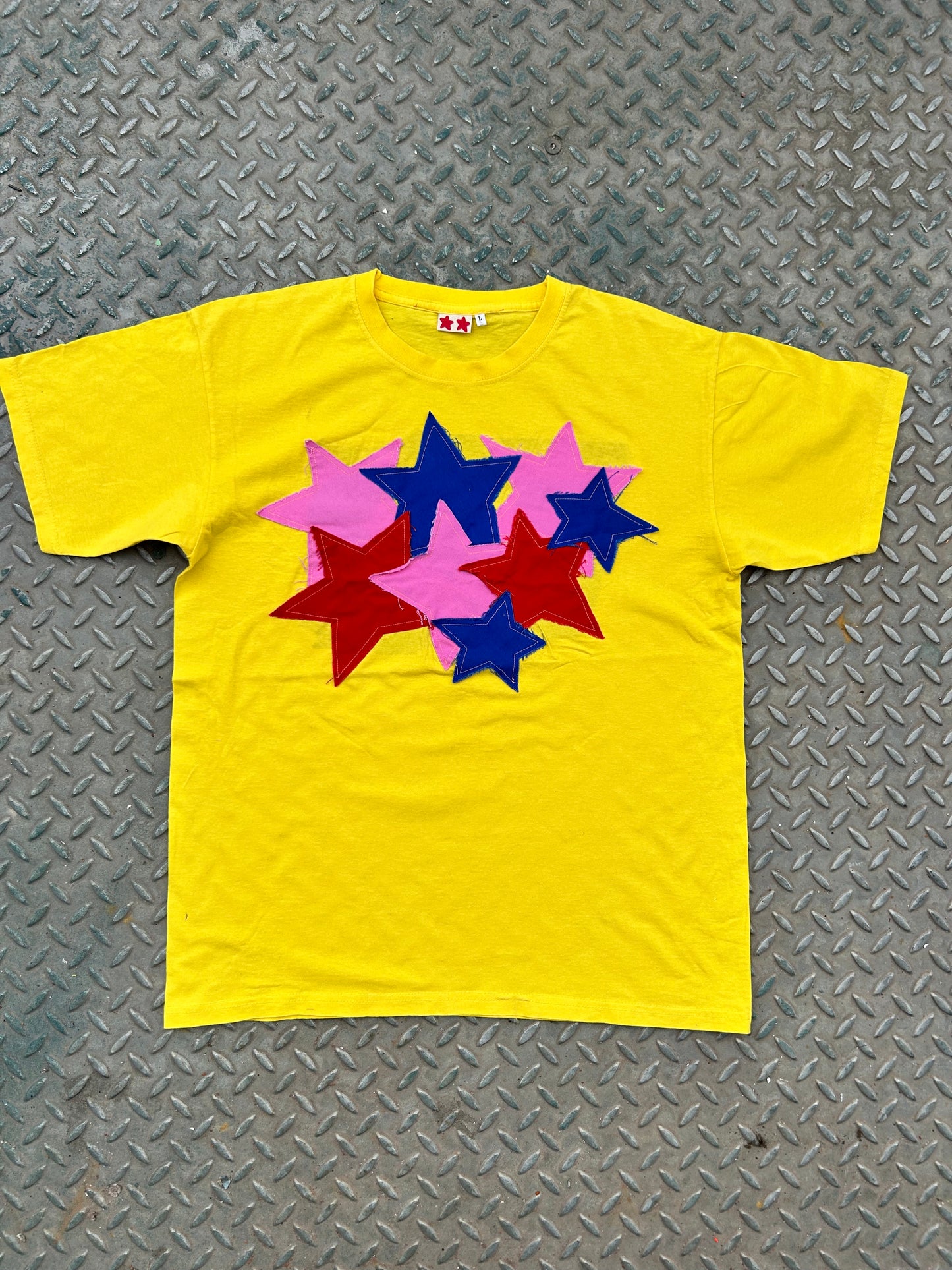 Recycled Patchwork Star Tee