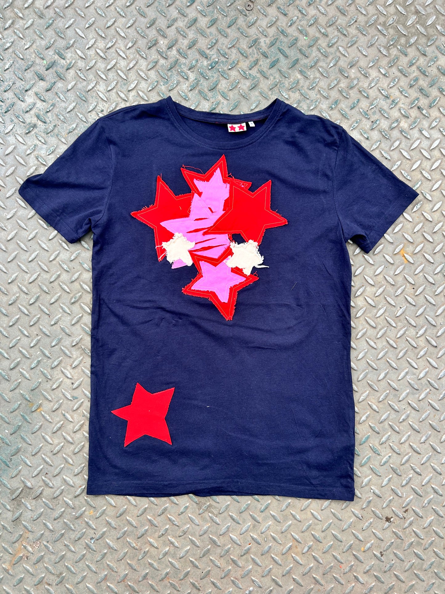 Recycled Patchwork Star Tee