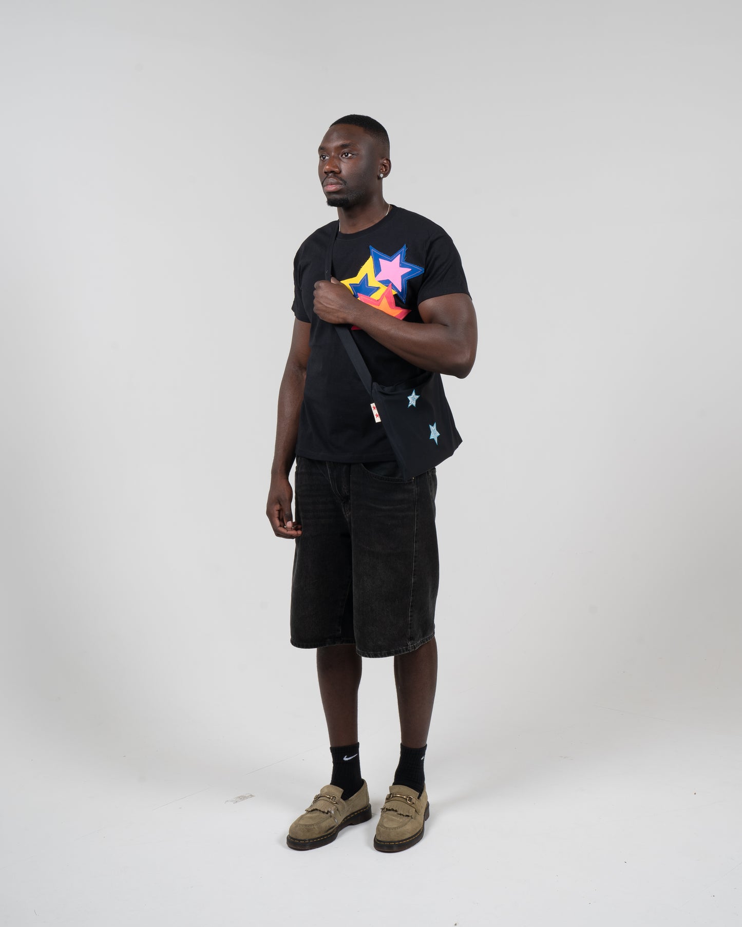 Recycled Patchwork Star Tee