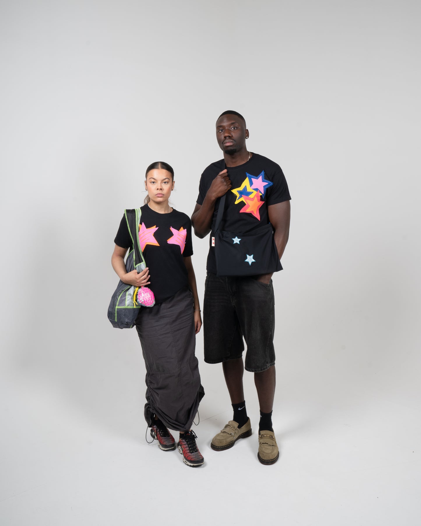 Recycled Patchwork Star Tee