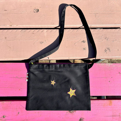 Black Musette Bag
